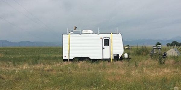 A mobile lab in the field