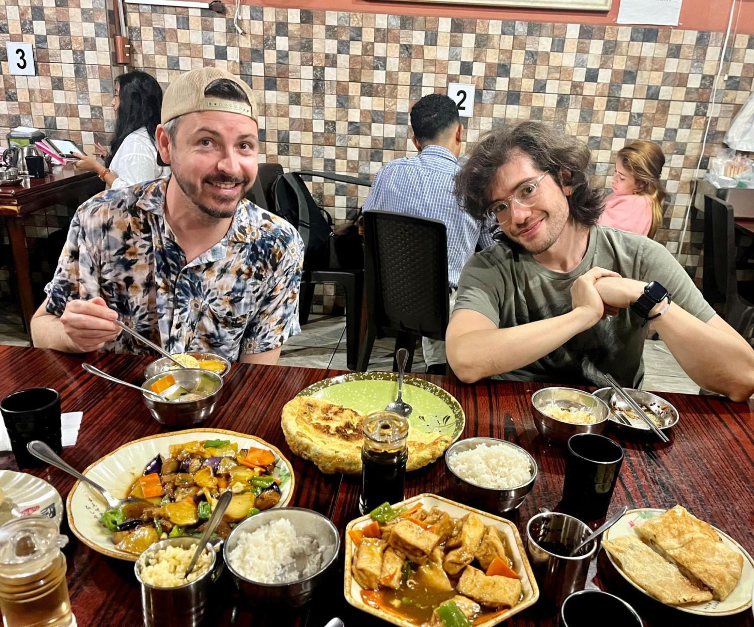 Scott and Jay and food