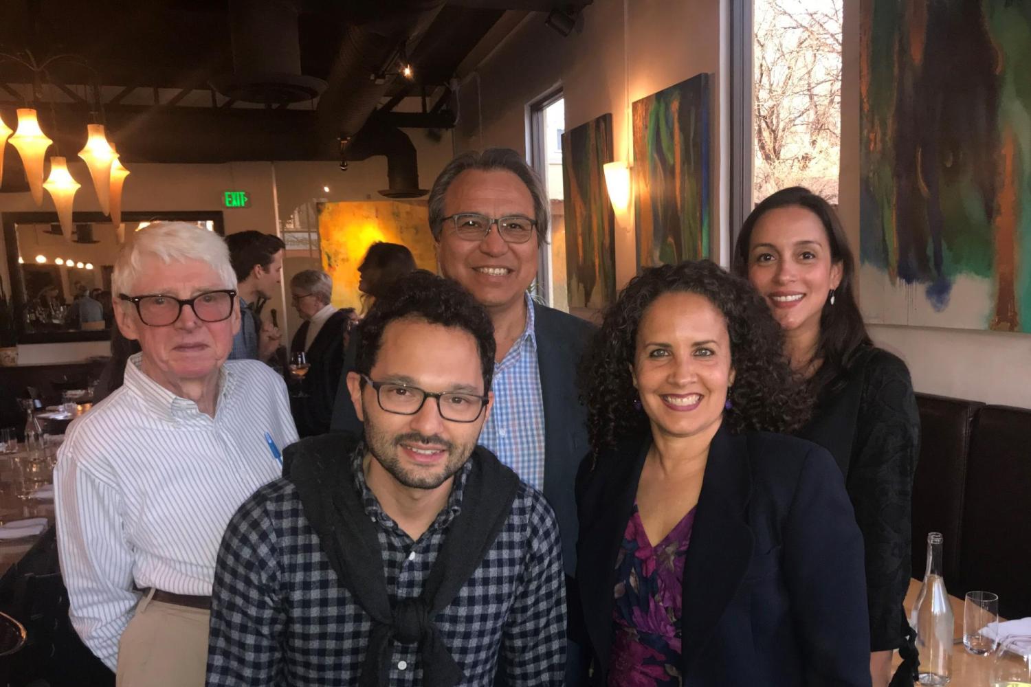 Panelists with Colorado Law Dean James Anaya