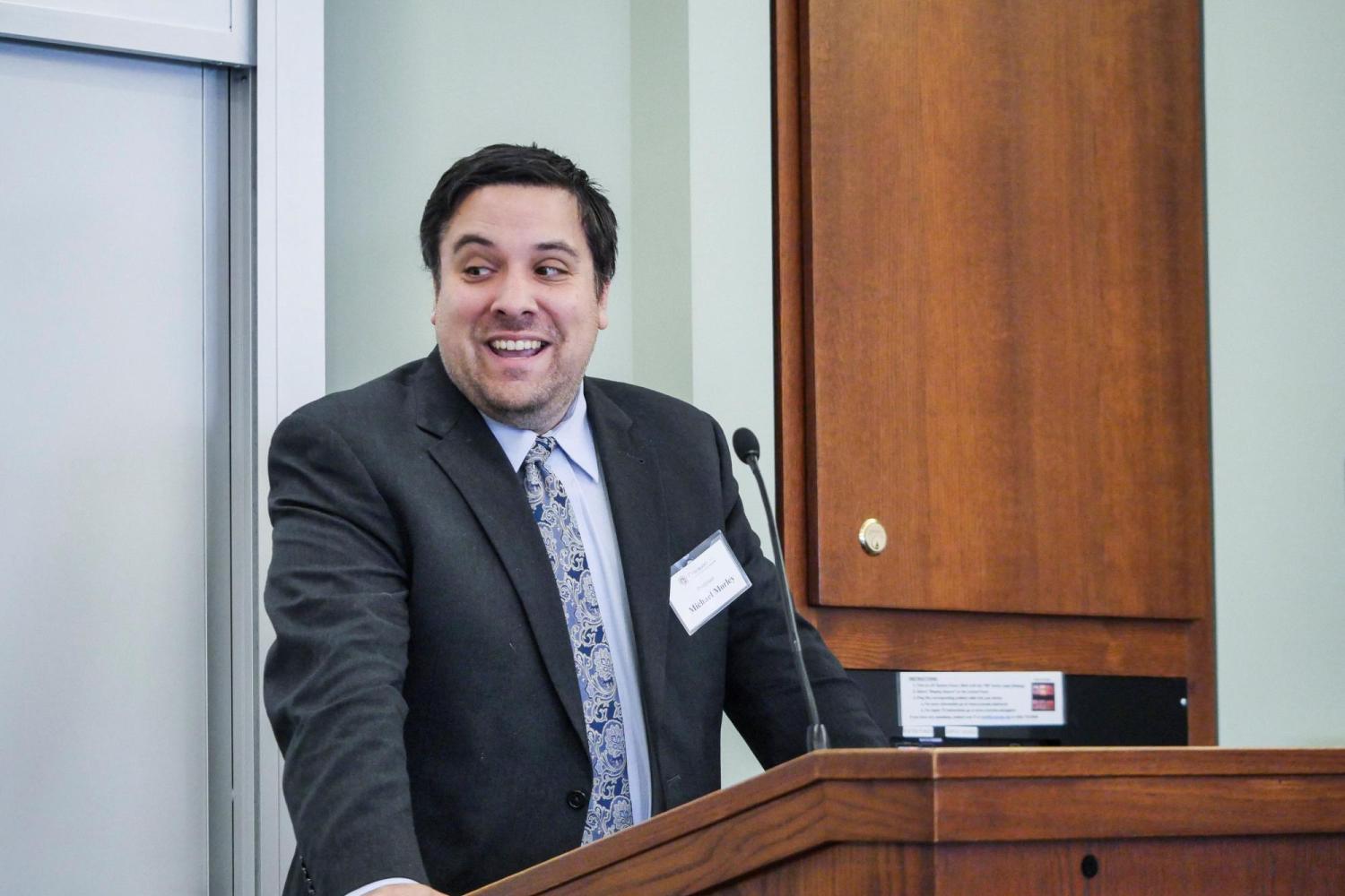 Michael Morley speaking at the 27th Annual Conference