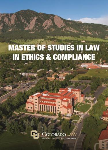 Master of Studies in Law - Ethics & Compliance