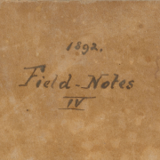 Cover of field notes