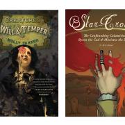 The covers of Creatures of Want and Ruin and Star-Crossed: The Confounding Calamities of Byron the Cad and Marietta the Zombie