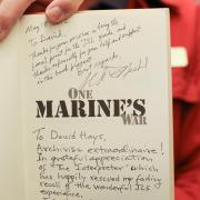 A personal thank you to David Hays by the author of One Marine's War for his help with archival resources and research.