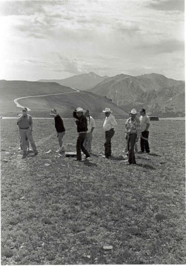 Group of men on the plains