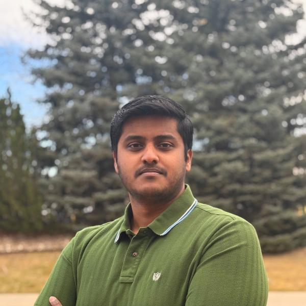 Sadhvik Kotha, MS Ambassador, Green Polo, Black Hari and Mustache