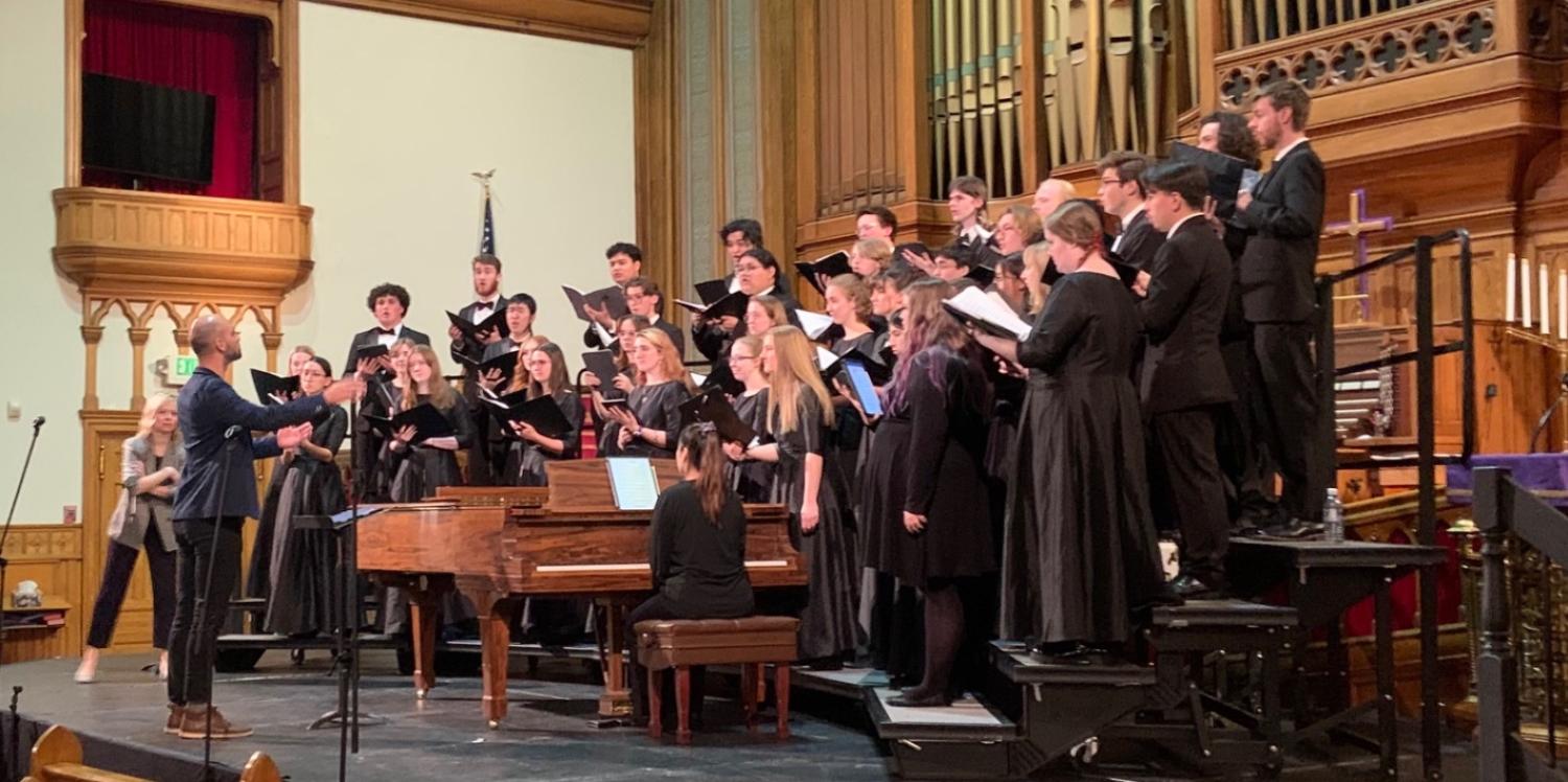 CU Boulder University Choir's participation in the SWACDA conference