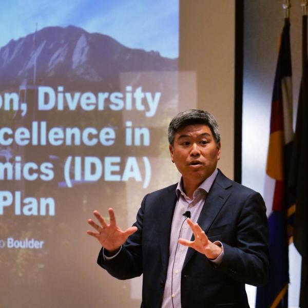 Daryl Maeda presents diversity plan