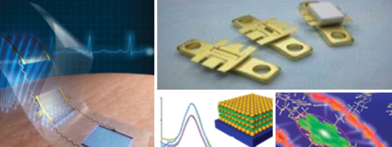 Collage of optoelectronic devices