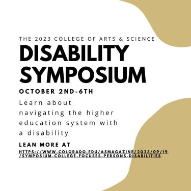 disability symposium cu boulder