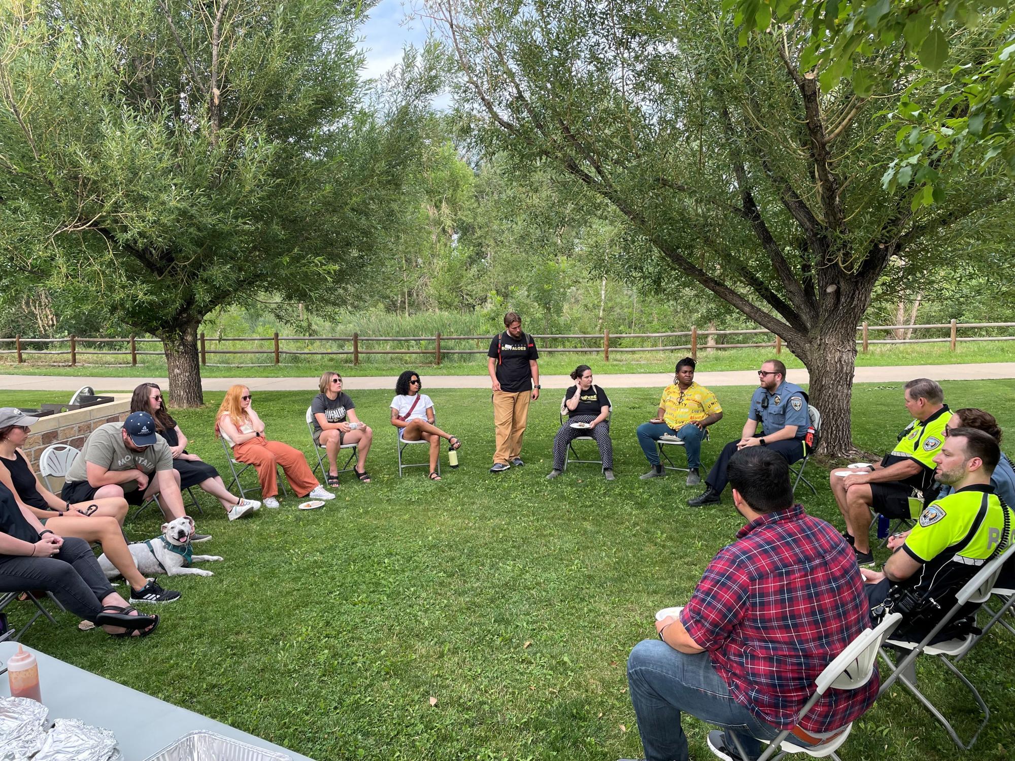 RSO Team at residence life event summer