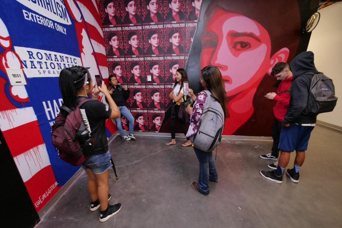 the indigenous mural space in the visual arts complex on cu boulder campus