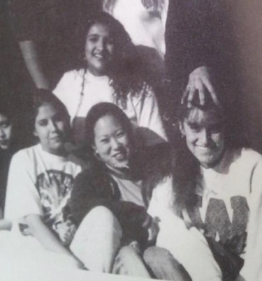 Lisa Martinez and a few of her fellow PCDP alumna attending their saturday sessions at CU Boulder together in 1995
