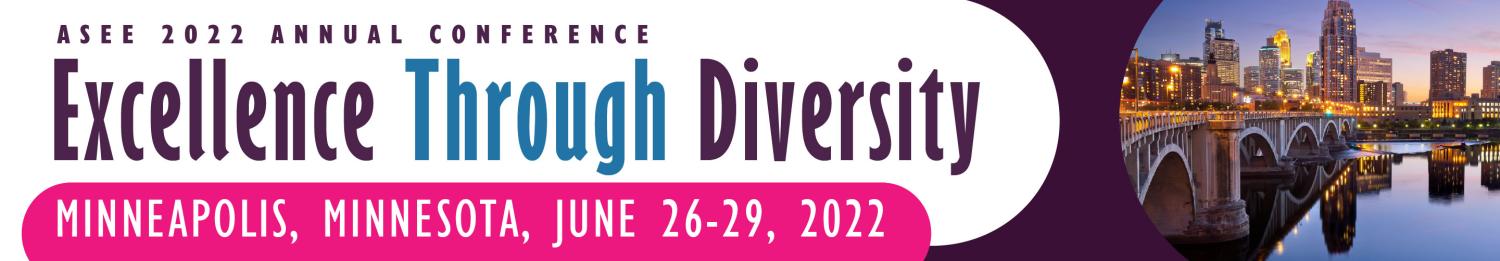 Conference banner for ASEE national conference 2022