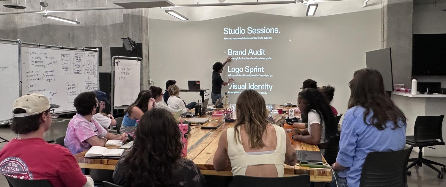 professor teaching a class