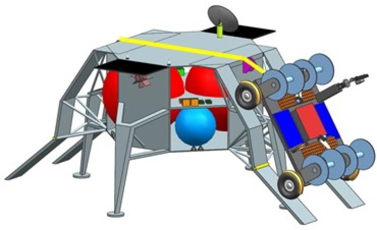 Conceptual design for the FARSIDE rover.