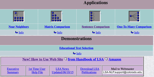 LSA screenshot