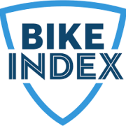 Shield logo with text reading "Bike Index" in blue.