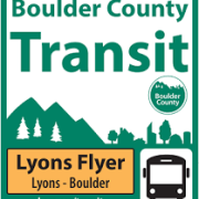 Boulder County Transit picture promoting  the Lyons Flyer.