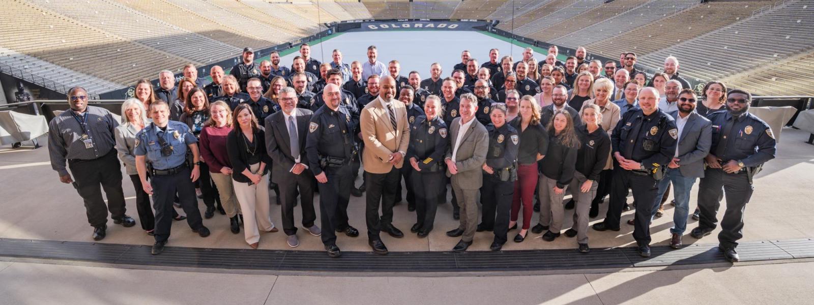 Division of Public Safety staff at Folsom Field