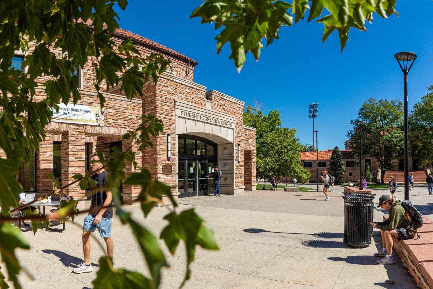 exterior of the rec center