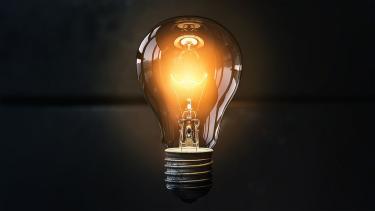 Industry stock mage lightbulb