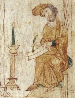 scribe_with_candle