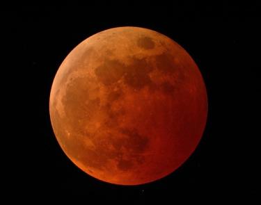 Photo of a total lunar eclipse from NASA