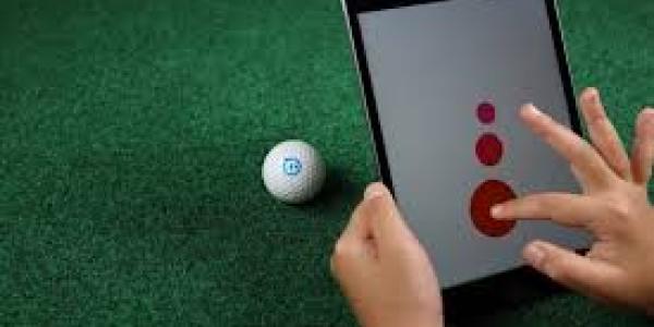 sphero mini golf on tablet