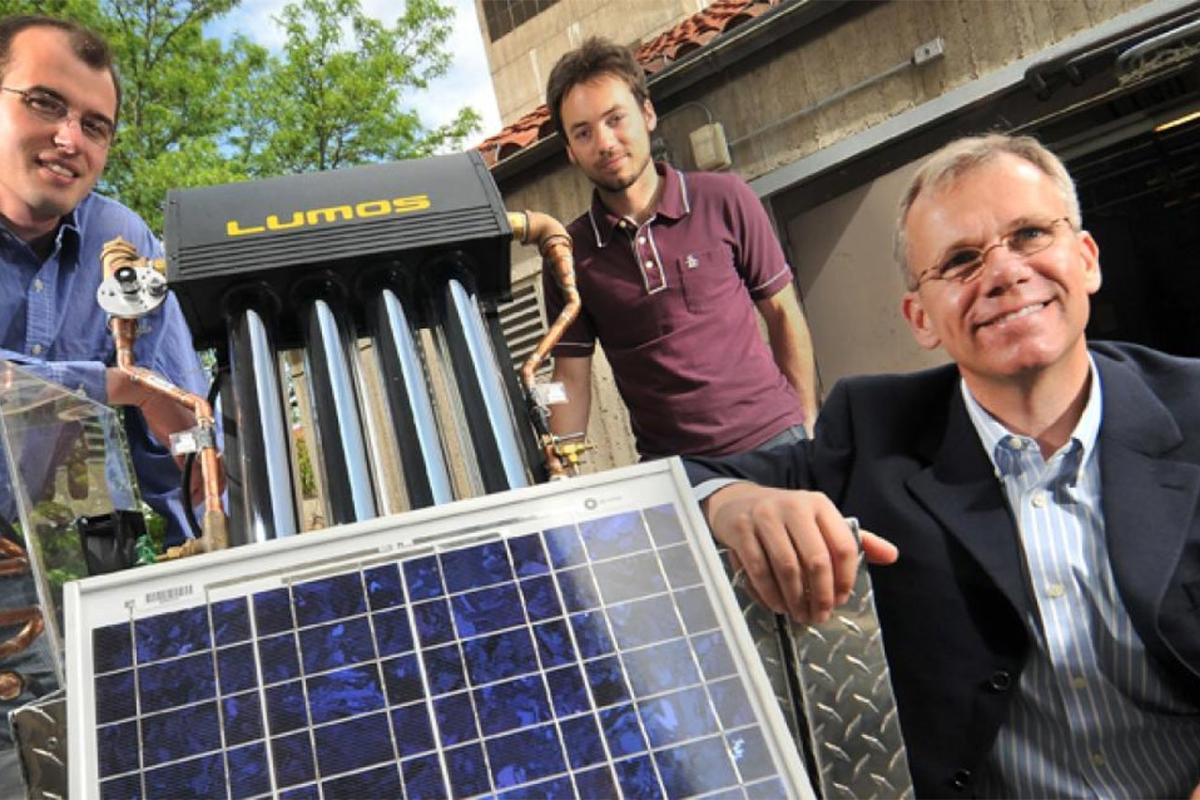 Dr. Gregor Henze’s and team members with electric grid