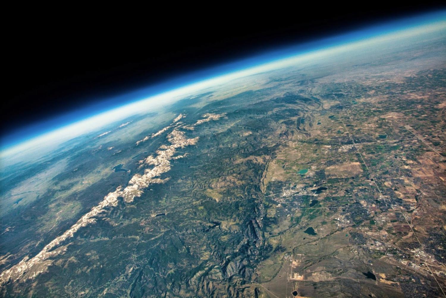 Boulder from space