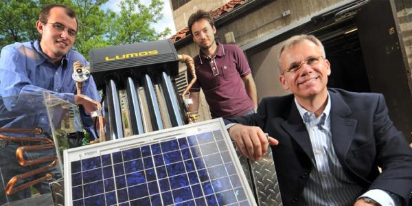 Dr. Gregor Henze’s and team members with electric grid