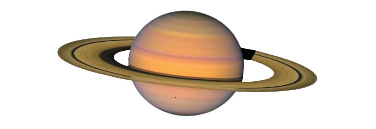 An artist's concept of Saturn. (NASA)