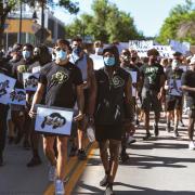 Black Lives Matter CU Buffs march