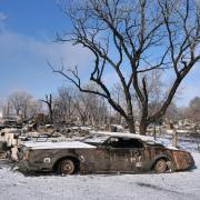 Neighborhood after the Marshall Fire