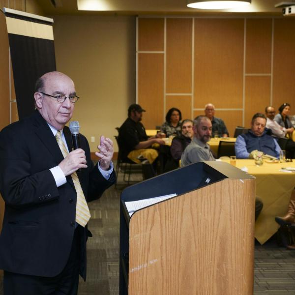 Chancellor DiStefano at the Years of Service 2019