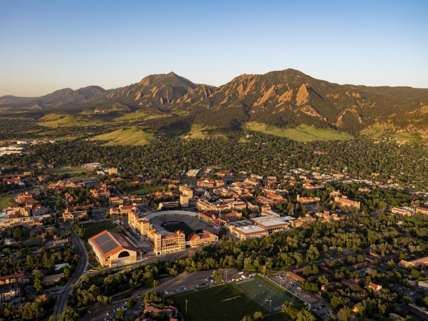 2018 CU Boulder Aerial photo