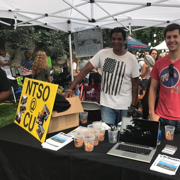 CU Boulder Fall Involvement Fair with NTSO