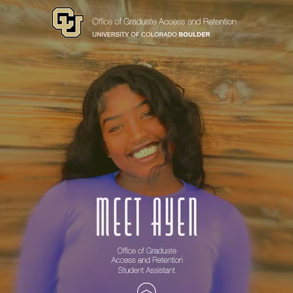 Meet Ayen GAR student assistant