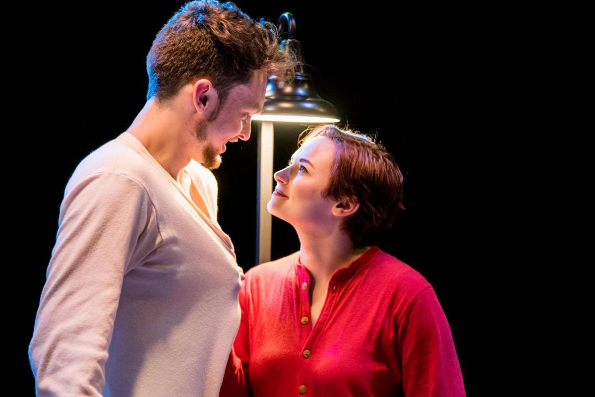 Students performing Almost Maine