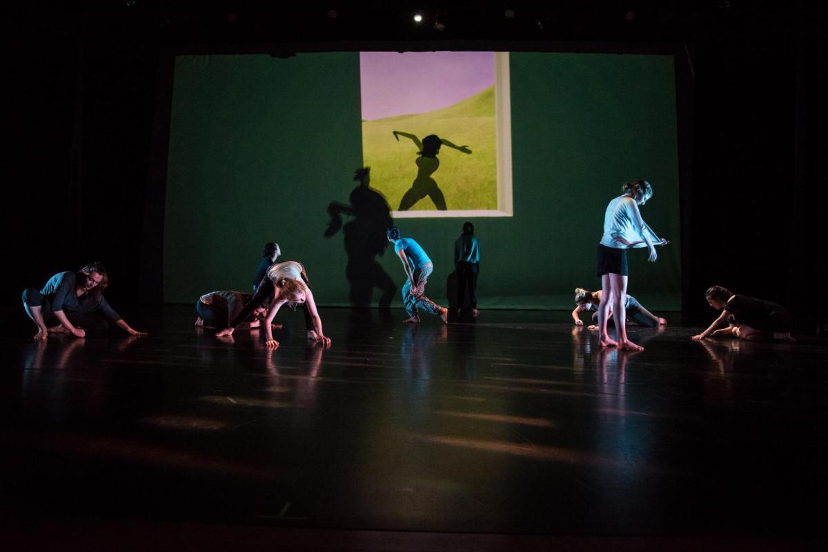 Students performing Catapult