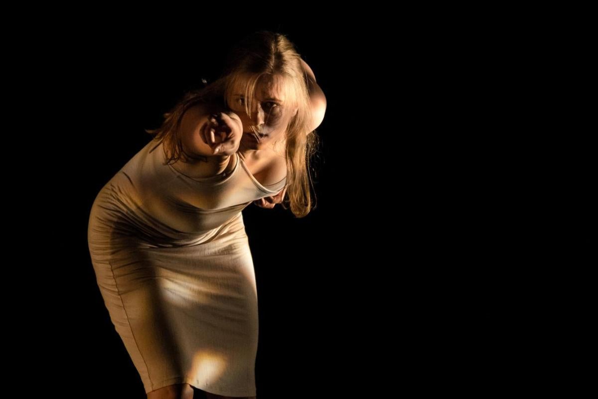 Student performing Open Space