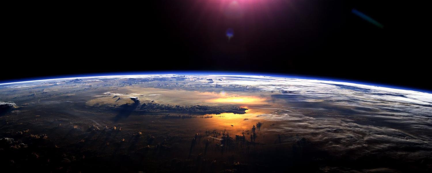 A view of the earth from space
