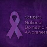 Octobre is Domestic Violence Awareness Month