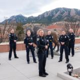 Female CU Boulder police officers