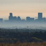 Smog, also known as ground level ozone, shown here in Denver, is a growing problem in the western United States. Credit: National Renewable Energy Laboratory