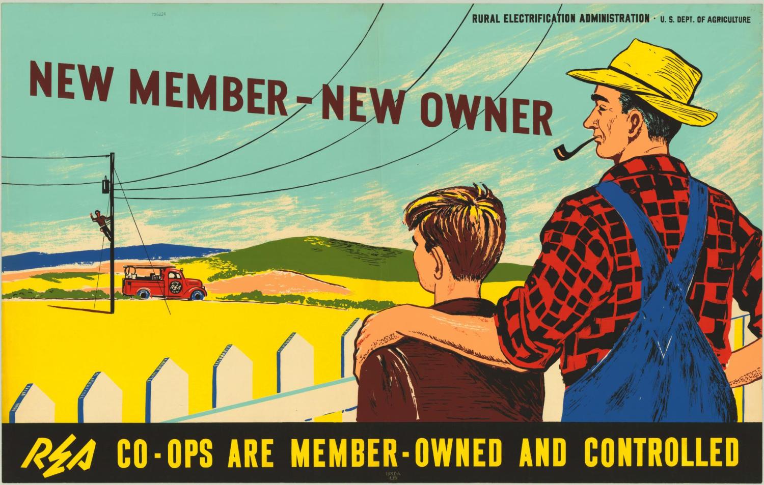  'New member, new owner. Co-ops are member-owned and -controlled."