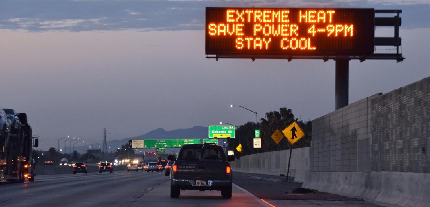  "Extreme heat. Save power 4-9 p.m. Stay cool."