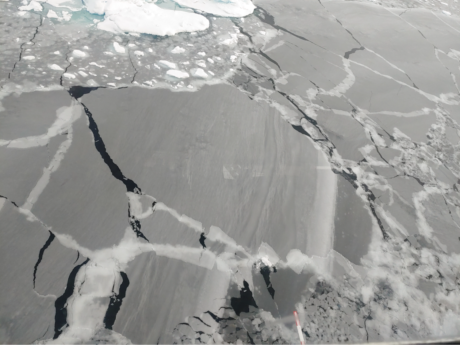 Thinning sea ice in the Arctic