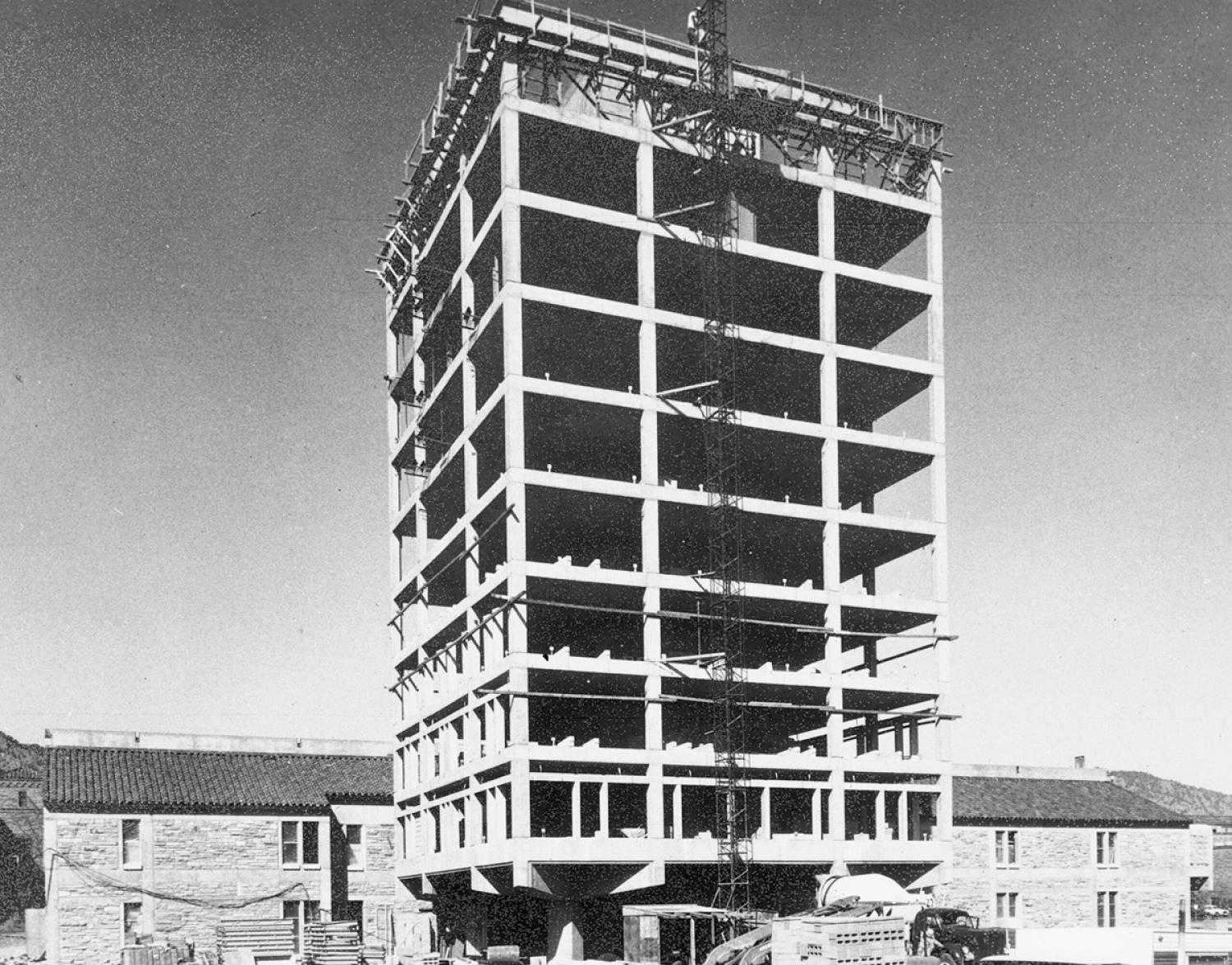Tower under construction